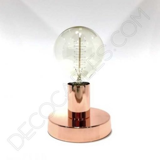 Lámpara zócalo metálica (varios colores) 5 Portalámparas zócalo metálico