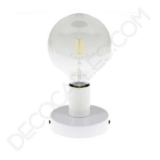 Lámpara zócalo metálica (varios colores) 6 Portalámparas zócalo metálico