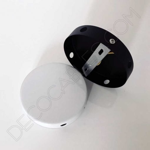 Soporte de techo distribuidor 4 salidas (varios colores) 1 Soporte de techo distribuidor para lámparas cuatro salidas laterales