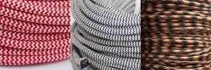 Cable textil eléctrico: la mayor variedad en cables decorativos en Decocables 2 cable textil eléctrico