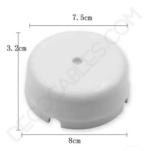 Caja de conexión de porcelana modelo Vintage 10 Caja de conexión en cerámica modelo retro