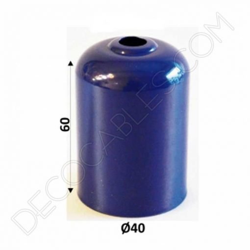 Cubre portalámparas (varios colores) 31 Cubre portalámparas metálico azul