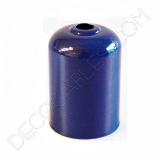 Cubre portalámparas (varios colores) 30 Cubre portalámparas metálico azul
