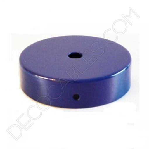 Soporte metálico para lámpara 1 orificio (diámetro 8 cm) 2 Soporte de techo metálico azul para lámparas