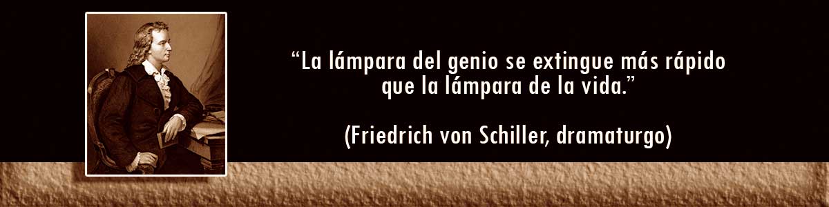 Friedrich von Schiller Lámparas Decocables