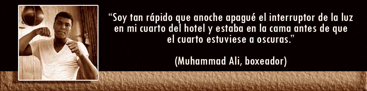 Muhammad Ali lámparas Decocables