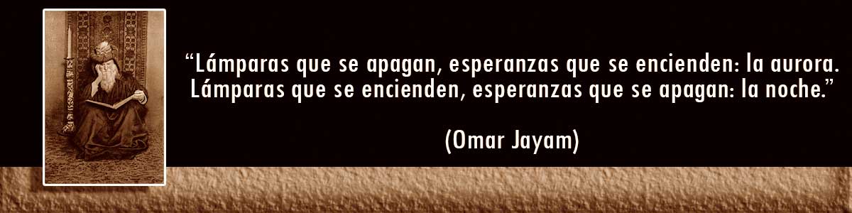 Omar Jayam Lámparas Decocables