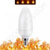 Bombilla led vela efecto llama 9 Bombilla vela led efecto llama E14