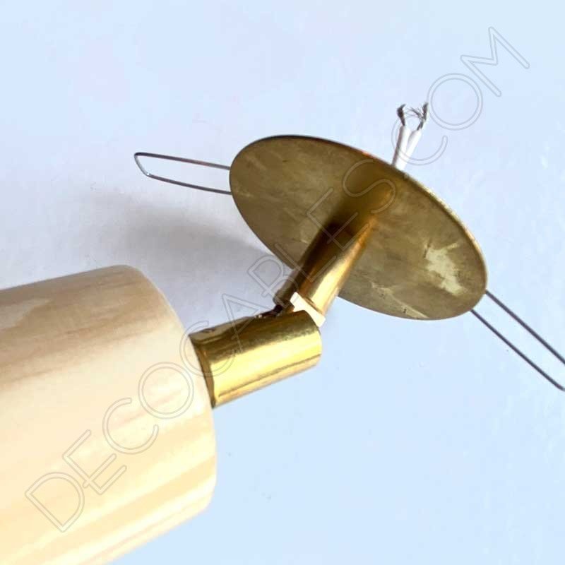 Foco giratorio de madera para empotrar Foco giratorio de madera para empotrar