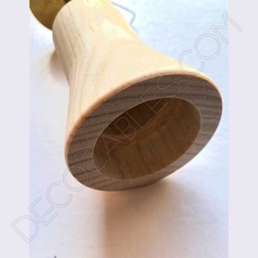 Foco de Madera articulado para empotrar 2 Foco giratorio de madera para empotrar