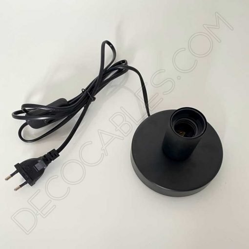 Lámpara base de sobremesa metálica 4 Lámpara base sobremesa metálica