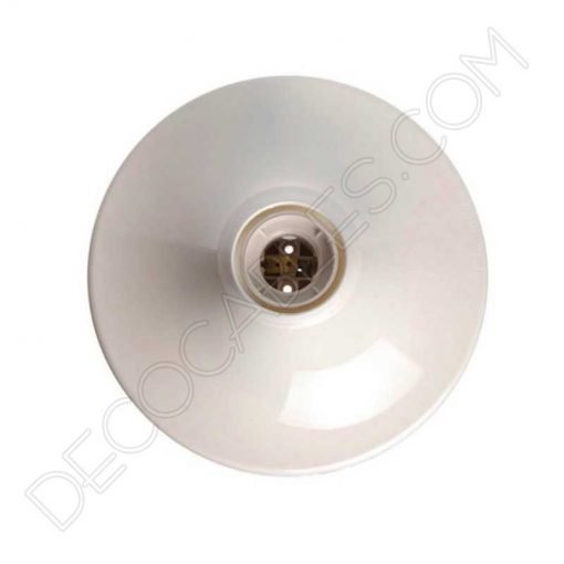 Portalámparas zócalo tipo aplique blanco 2 Portalámparas tipo aplique blanco