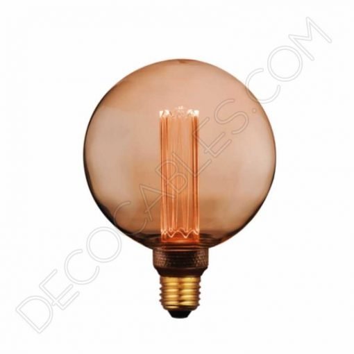 Bombilla Edison globo decorativa Vintage ámbar