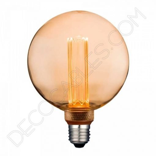 Bombilla Edison globo decorativa Vintage ámbar