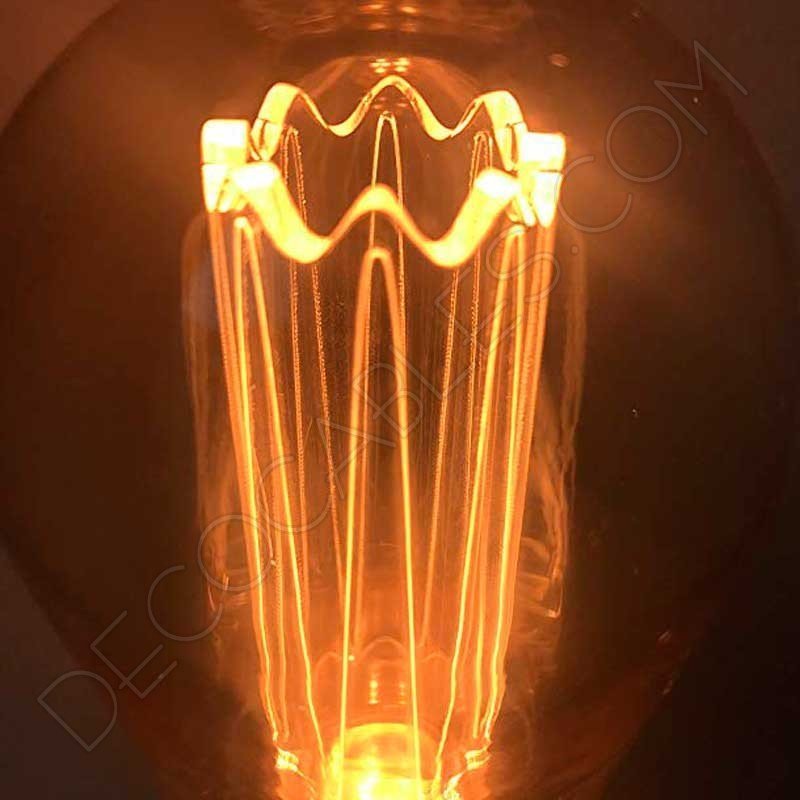 Bombilla Edison pebetero decorativa Vintage ámbar Bombilla Edison pebetero decorativa Vintage ámbar