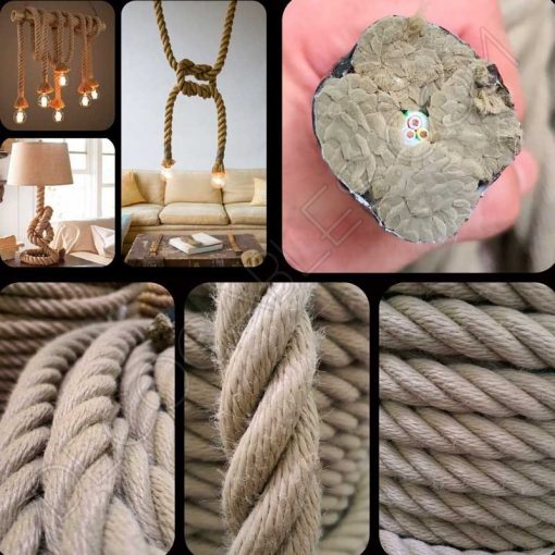 cable de soga sintético para exterior imitación cuerda de cáñamo