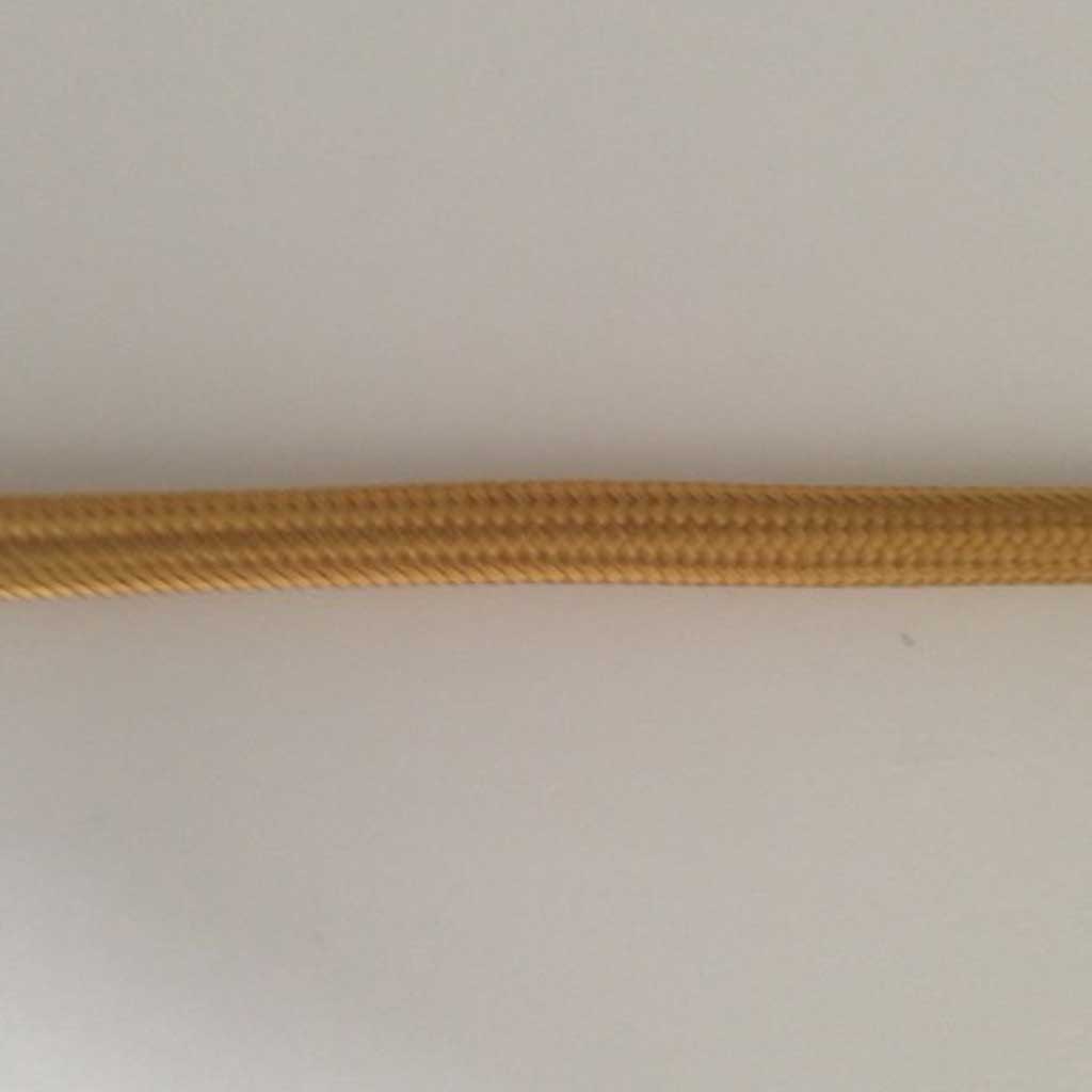Cable eléctrico textil color champagne Cable eléctrico textil color champagne