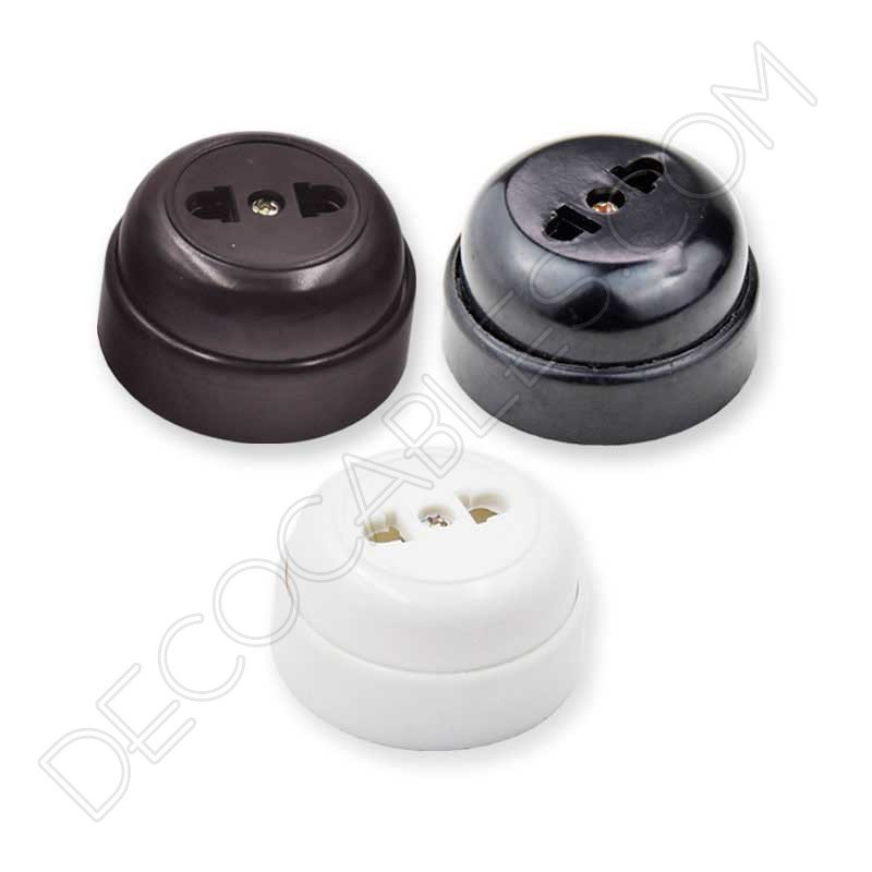 Enchufe superficie Retro vintage Enchufe superficie Retro vintage