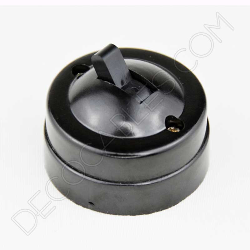 Interruptor de superficie estilo retro vintage en baquelita Interruptor de superficie estilo retro vintage en baquelita