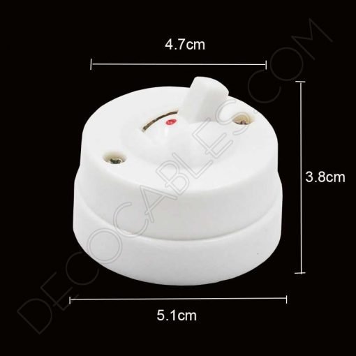 Interruptor de superficie estilo Retro Vintage 14 Interruptor de superficie estilo retro vintage en baquelita