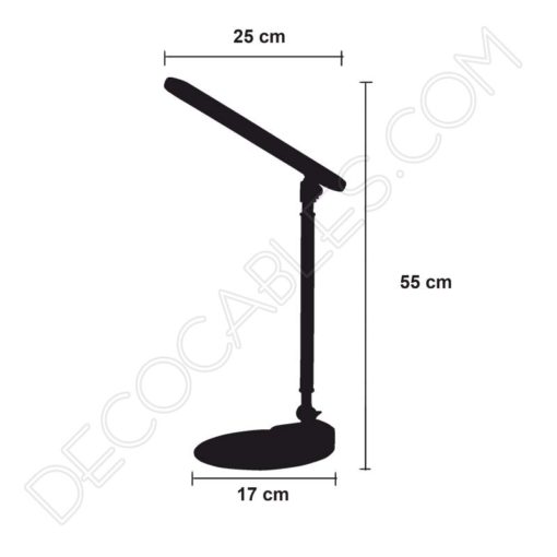Lámpara Led flexo de escritorio estilo nórdico modelo Daisy (negro) 4 Flexo luz led integrada estilo nórdico modelo Daisy
