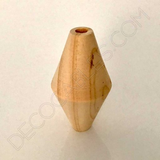 Rombos de madera para cables y lámparas colgantes 2 Rombos de madera para cables de lámparas