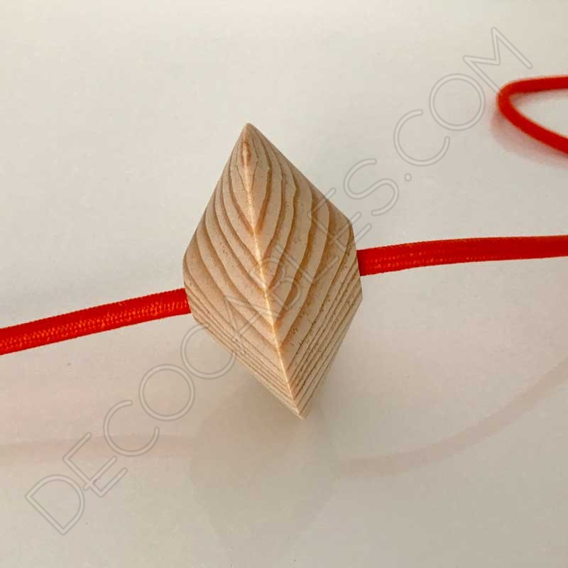 Rombos de madera para cables de lámparas Rombos de madera para cables de lámparas