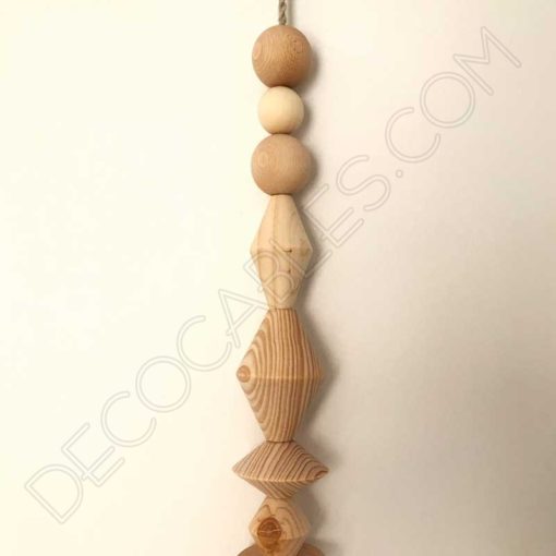 Rombos de madera para cables y lámparas colgantes 10 Rombos de madera para cables de lámparas