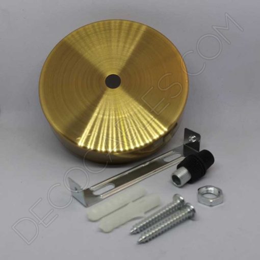 Soporte de techo para lámparas metálico oro nuevo