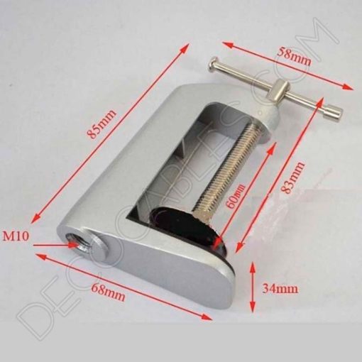 Sujeción para flexo de arquitecto metálico 9 Sujeción metálica para flexo arquitecto