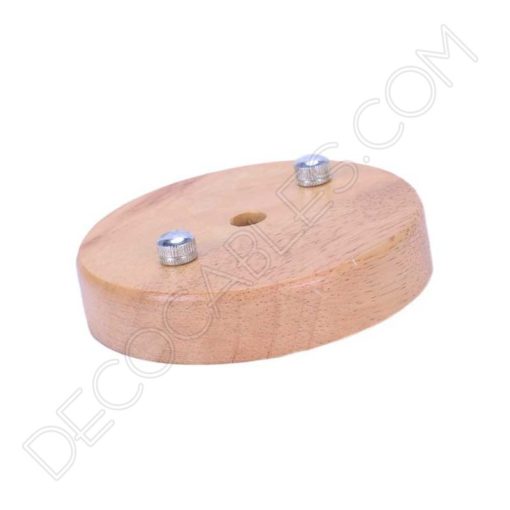 Soporte de techo para lámparas en madera de roblea-010