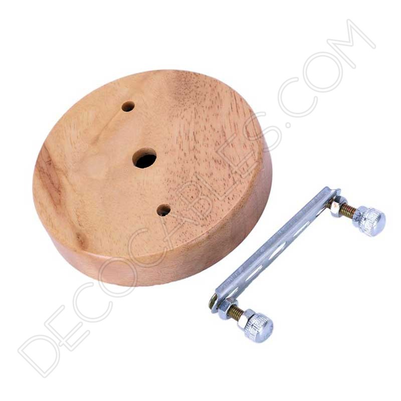 Soporte de techo para lámparas en madera de roblea-010 Soporte de techo para lámparas en madera de roblea-010