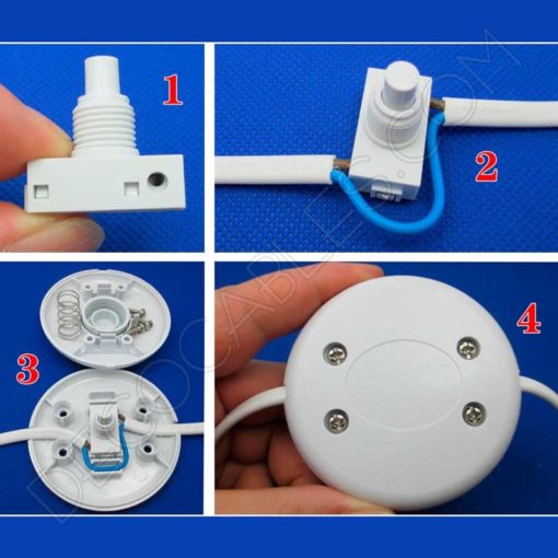 Interruptor de pie (varios colores) 15 Interruptor de pie para lámpara