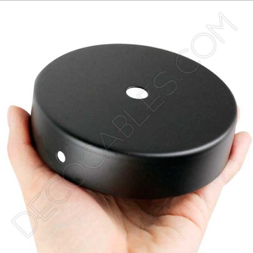 Soporte metálico para lámpara 1 orificio (diámetro 10 cm) 3 Soporte metálico de techo para lámpara