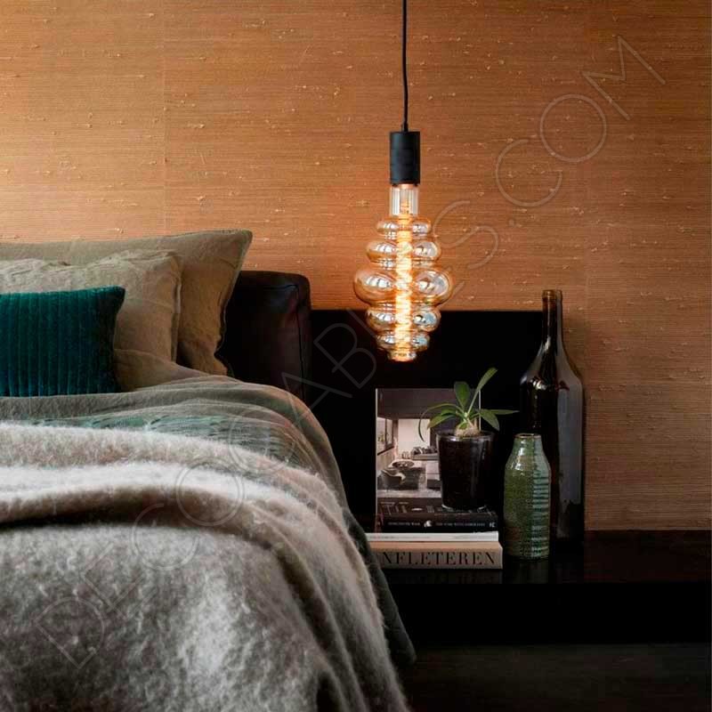 Bombilla gigante led ámbar modelo ondas Bombilla gigante led ámbar modelo ondas