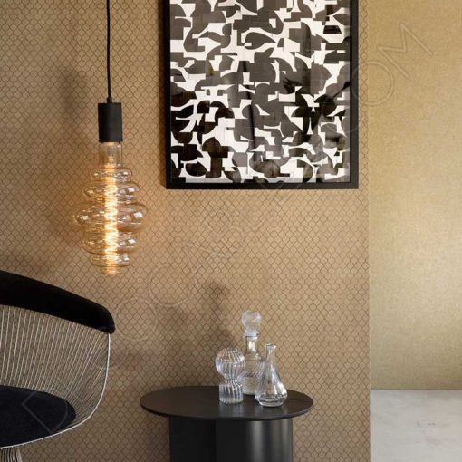 Bombilla imitación filamento Led Gigante modelo Ondas 2 Bombilla gigante led ámbar modelo ondas