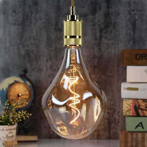 Bombilla maxi ámbar filamento led modelo irregular