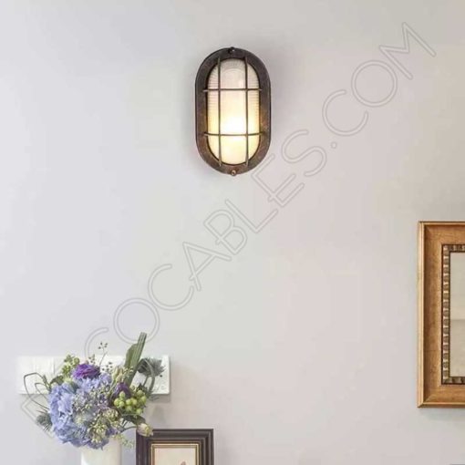 Aplique industrial ojo de buey 5 Lámpara aplique ojo de buey modelo industrial