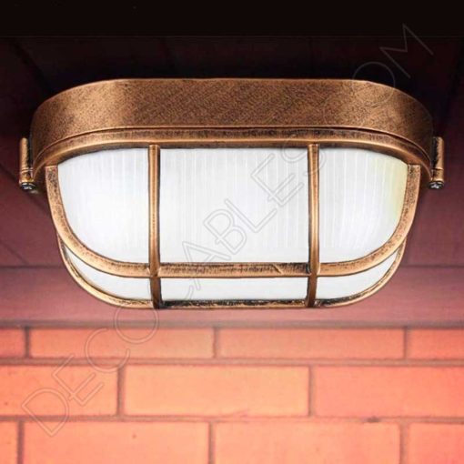 Aplique industrial ojo de buey 6 Lámpara aplique ojo de buey modelo industrial