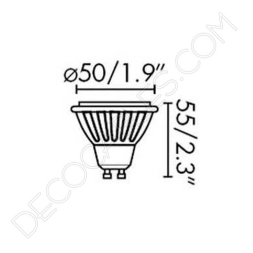 Bombilla Led GU10 6W 2 Bombilla Led GU10