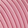 Cable textil eléctrico (rosa pálido) 1 Cable textil eléctrico rosa pálido