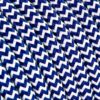 Cable textil eléctrico (zig-zag Azul y Blanco) 2 Cable textil liso azul y blanco zig zag