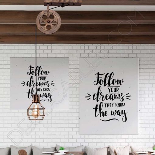 Aplique con polea estilo vintage rústico