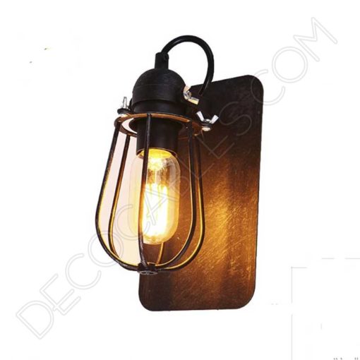 Aplique de pared vintage hierro
