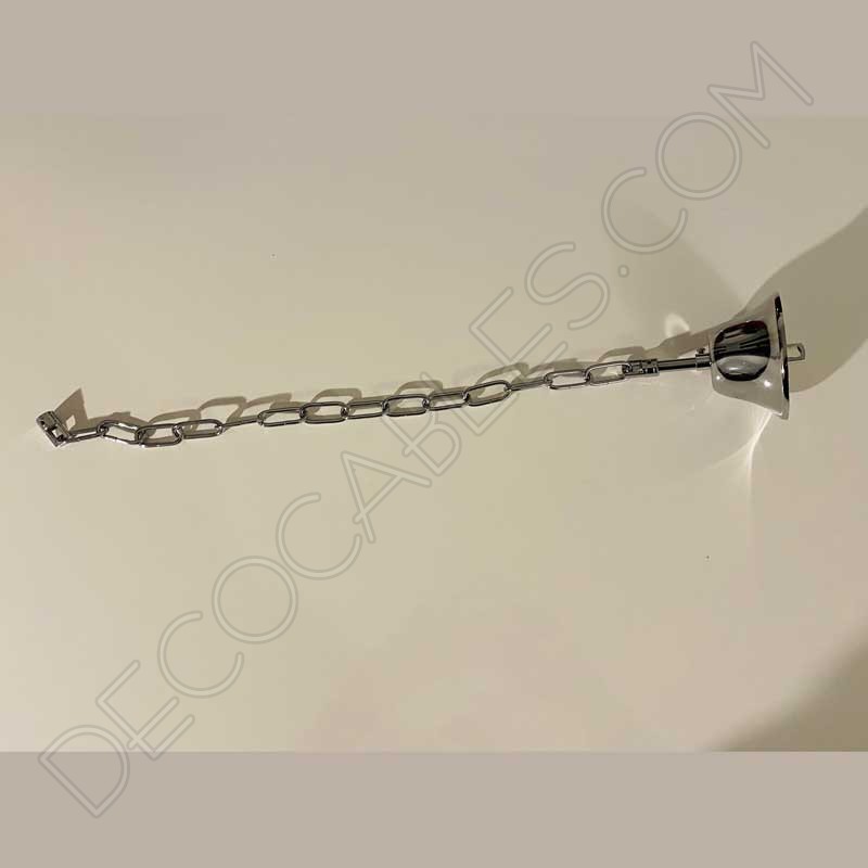 Conjunto colgante metálico cromado para lámpara colgante Conjunto colgante metálico cromado para lámpara colgante