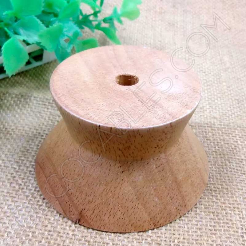 Cubre portalámparas de madera de haya especial para pantallas Cubre portalámparas de madera de haya especial para pantallas