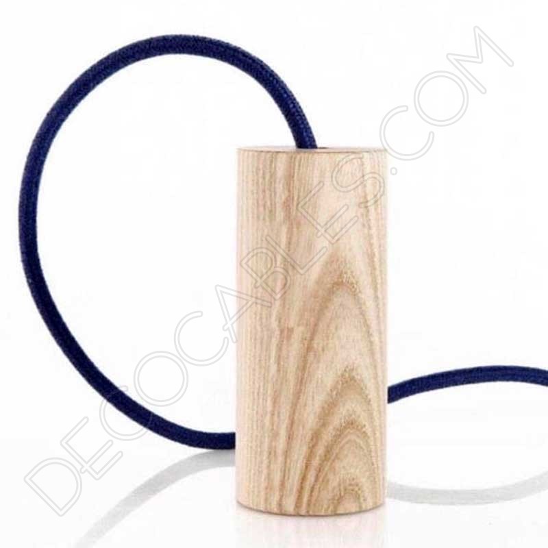 Lámpara colgante de madera modelo cilindro Lámpara colgante de madera modelo cilindro