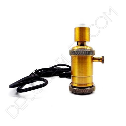 Portalámparas con regulador para botellas