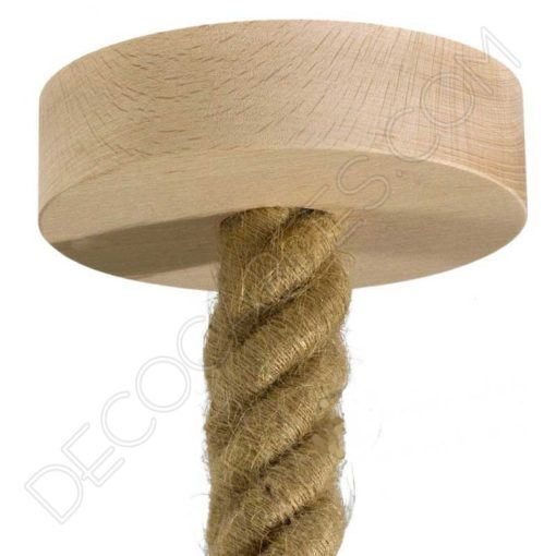 Decocables. Tienda de cables, de bombillas y de lámparas 38 Soporte madera para cable de 30mm de grosor