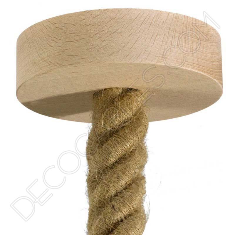 Soporte madera para cable de 30mm de grosor Soporte madera para cable de 30mm de grosor